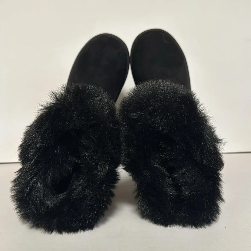 SO Sofia Girls Chestnut Brown‎ Faux Fur Sherpa Style Boot Size 12